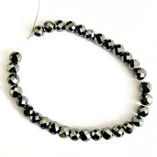 Black Diamond Beads 8 mm 36 Pcs Great Shine Quality AAA Certified Jewelry making