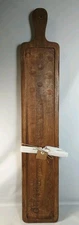 Mud Pie Long Board Charcuterie Serving Board "Eat Up" 31" With Knife New