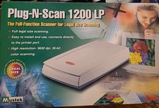Vintage Plug-N-Scan 1200 LP Flatbed Scanner -...