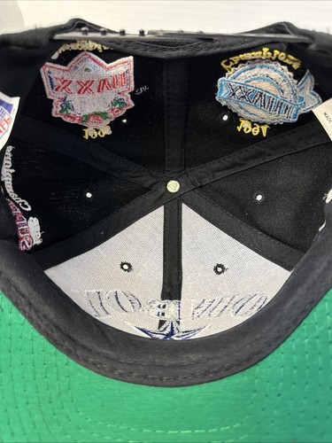 Dallas Cowboys ANNCO Vintage NFL Super Bowl Champions Patches Snapback Cap Hat - Picture 7 of 7