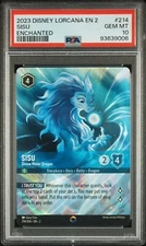 PSA 10 2023 Disney Lorcana EN 2 Sisu Enchanted Foil Divine Water Dragon #214