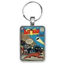 Batman #92 Cover Key Ring or Necklace 1st ACE-THE-BAT-HOUND Comic Book Jewelry