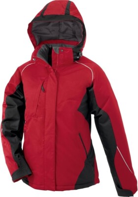 North End Avalanche Ladies' Color-Block Insulated Jacket MOLTEN RED XL