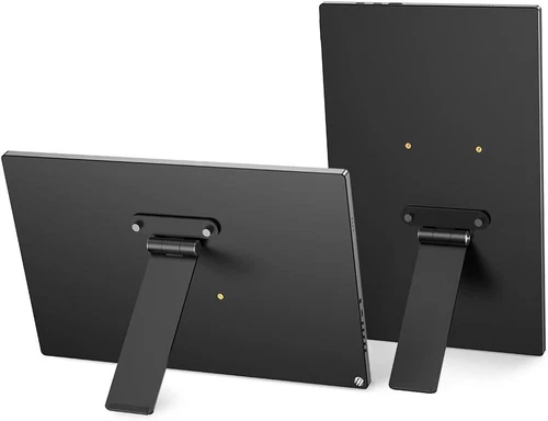 UPERFECT Tragbarer VESA Monitorständer mit Handschraube Freistehend für 7"-17"