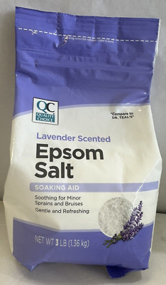 Lavender Scented Epsom Salt Sleep Soaking Solution 3lbs.