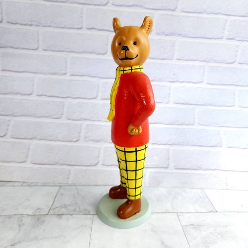 Rupert Classics Brown Face Rupert Bear Figurine Statue Limited Edition 1973 Box - Picture 4 of 8