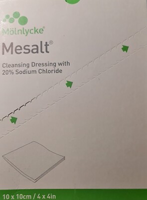 Mesalt Kompressen  10x10/4×4in                   (30St/Packung)
