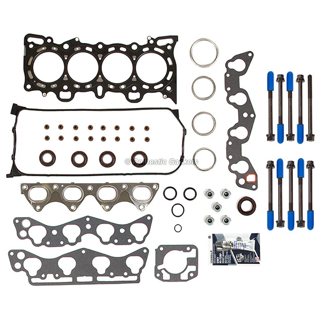 Juego de pernos de junta de culata MLS para 96-00 Honda Civic Del Sol SOHC 1.6 D16Y5 D16Y7 Foto 2 de 4