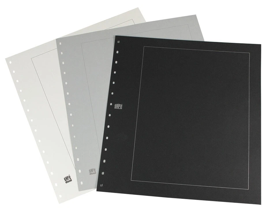 10 x SAFE 7804 subhojas sistema en blanco gamuza clara sin marco neutro