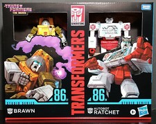 TRANSFORMERS STUDIO SERIES MOVIE 86 27 & 28 BRAWN & RATCHET BATTLE DAMAGED SET