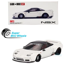 Kaido House x Mini GT 1:64 Honda NSX kaido Works V2 White - KHMG148