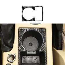 Panel Trim Rear Water Cup Holder For Freelander 2 LR2 2008-12 Real Carbon Fiber