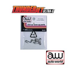 Auto World Thunderjet Connect Plate Right 6Pk: 1:64 / HO Scale Slot Car