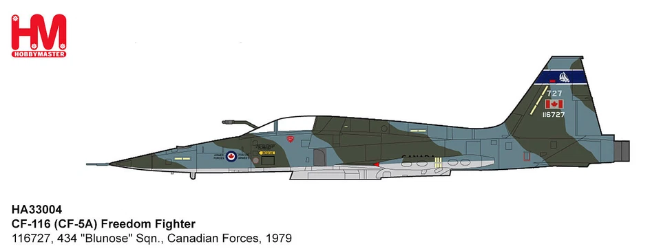 Hobby Master 1/72 HA33004 CF-116 (CF-5A) RCAF 434 "Blunose Sqn" Neu AUF LAGER!!