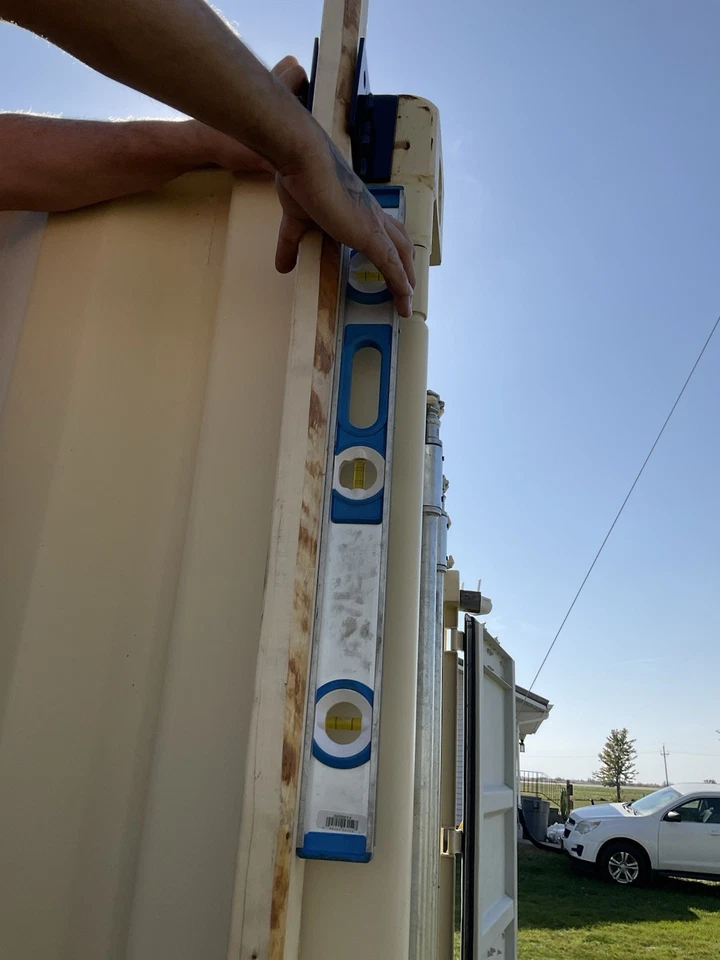 Soporte de montaje de madera para contenedor de envío Foto 3 de 4