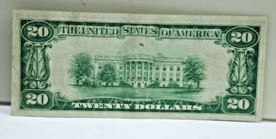 1935-A Yellow Seal $1 Dollar Silver Certificate North African WW2 Issue - Image 2 of 2