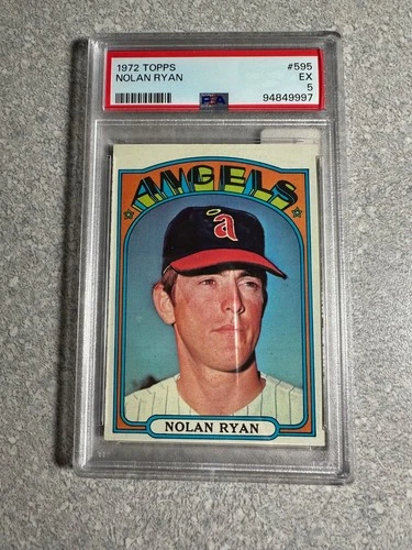 1972 Topps , Nolan Ryan, #595, EX,  PSA 5