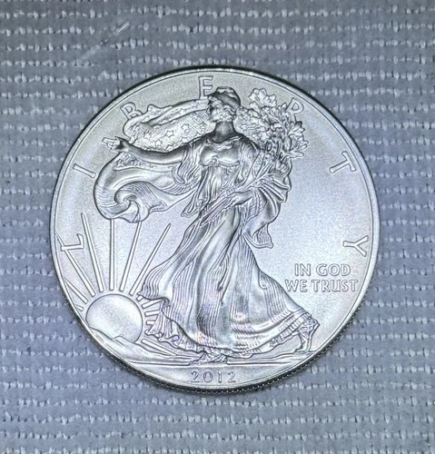 2012 Silver American Eagle Brilliant Unc. 1oz Troy Ounce .999 Fine Silver