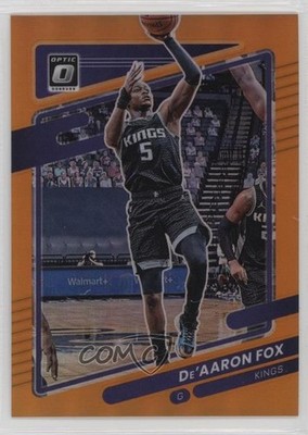 2021-22 Panini Donruss Optic Orange Prizm 179/199 De'Aaron Fox #85 7u1