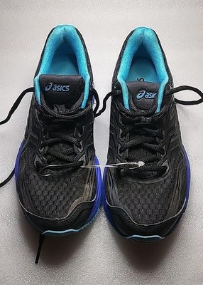 Asics GT2000 5 Lite Show Womens Running Sneakers Shoes T7E6N Size 7 Black & Blue