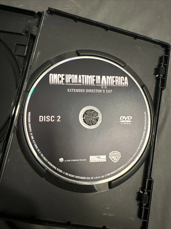 Once Upon a Time in America Extended Director's Cut, DVD NTSC, Widescreen, Direc - Image 4 of 4