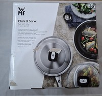 Wmf Topfset 7-Teilig, Abnehmb. Griff, Alle Herdarten, Mit Glasdeckel, Edelstahl*