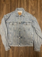 Vintage Y2K Gap Denim Jacket Trucker Faded Wash Size Small