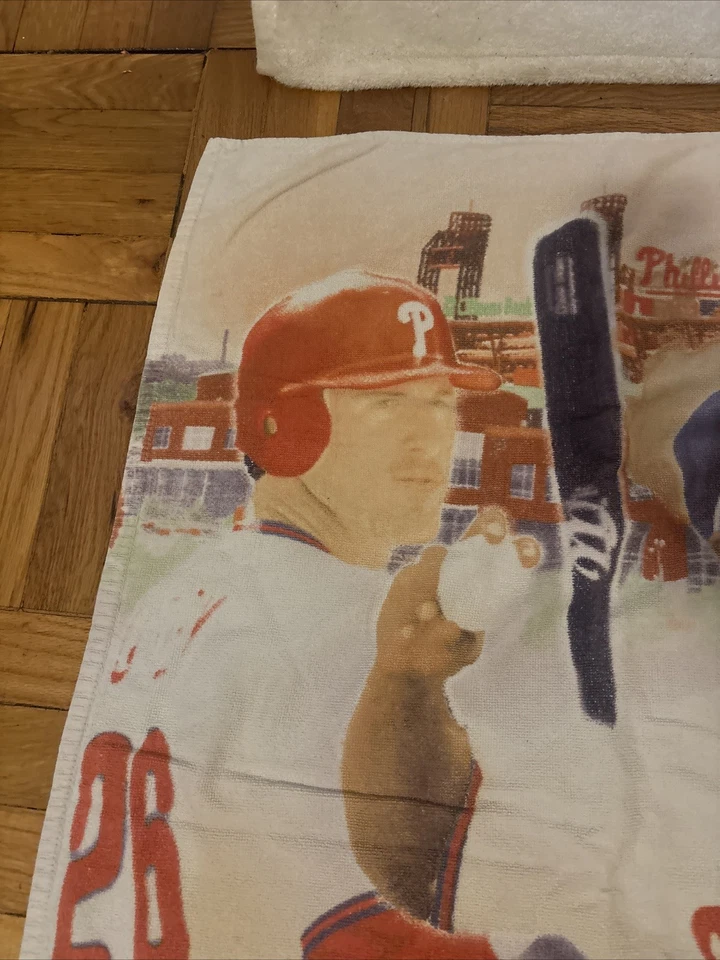 Toalla de playa Philadelphia Phillies Citizens Bank Park Giveaway Verizon 2007 2008 Foto 2 de 4