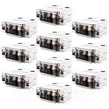 10x DB15 15 Pin D-SUB Metalized Plastic Hood Cover Screw Type Solder Connector
