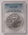 2022 1oz .999 Fine Silver American Silver Eagle PCGS MS69