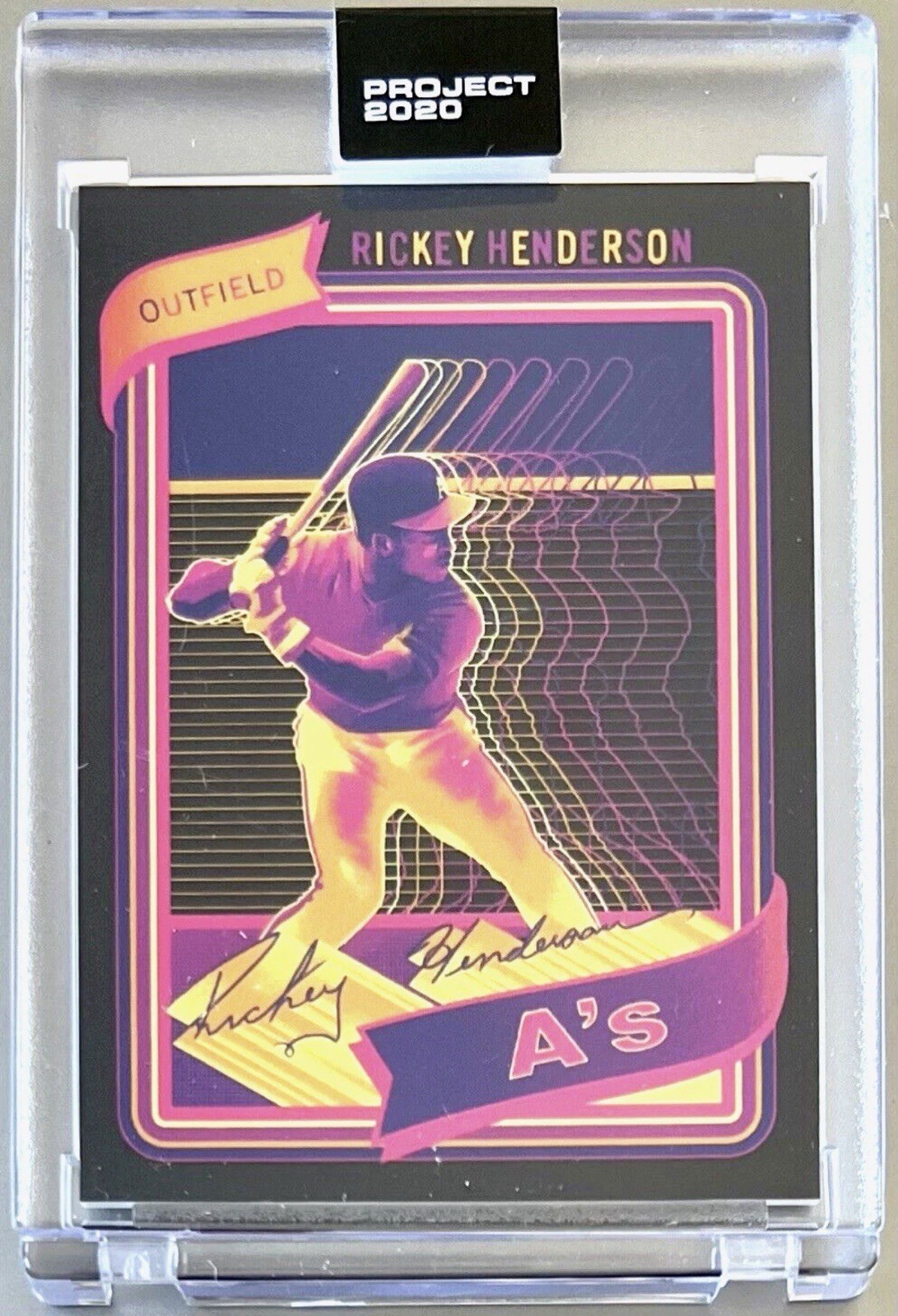 Rickey Henderson Topps Project 2020 Card #21 1980 Topps By Matt Taylor
