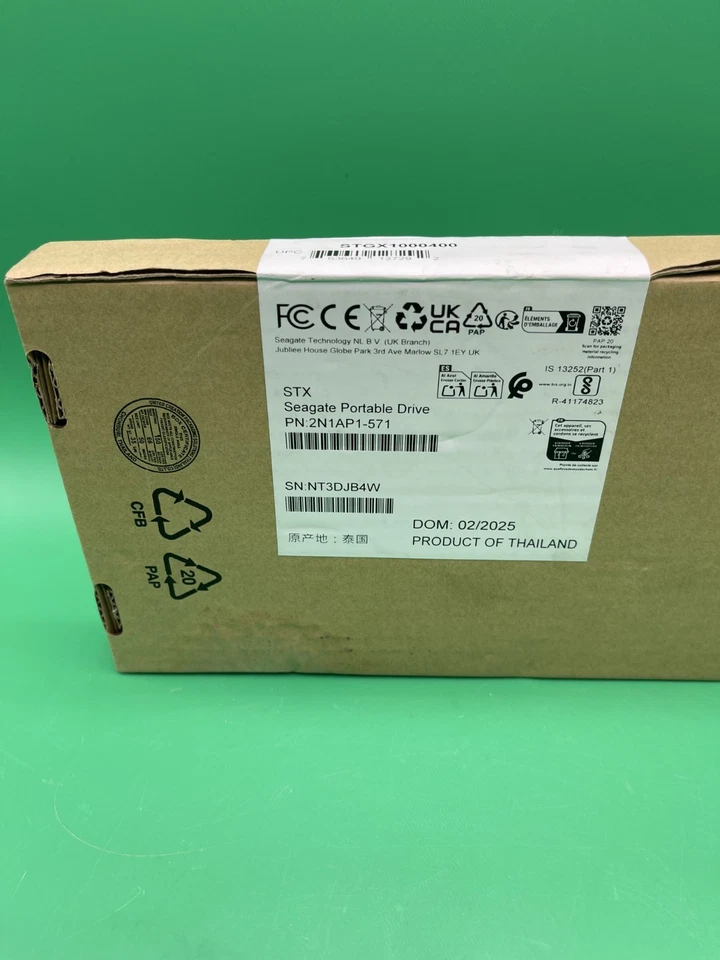 New Seagate Portable Portable Drive 1TB Micro USB-B to USB-A HDD STGX1000400 - Image 3 of 3