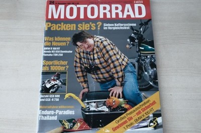 4) Motorrad 24/1987 - Honda NX 650 R Dominator mi - Yamaha TDR 250 mit 50PS in