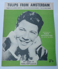 Max Bygraves Tulips From Amsterdam Sheet Music 1956
