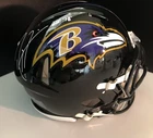 Ravens Ray Lewis Signed Full Size Speed Rep Helmet BECKETT Witnessed