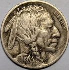 1919 s buffalo nickel 5c - free shipping