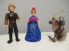 Disney Princess MagiClip Frozen Anna Magic Clip Doll & Kristoff & Sven