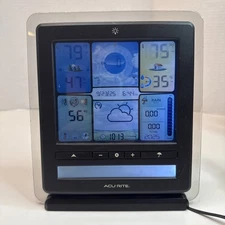 ACURITE 02064CDI Iris Weather Station Color Display Ticker w Cord WORKING