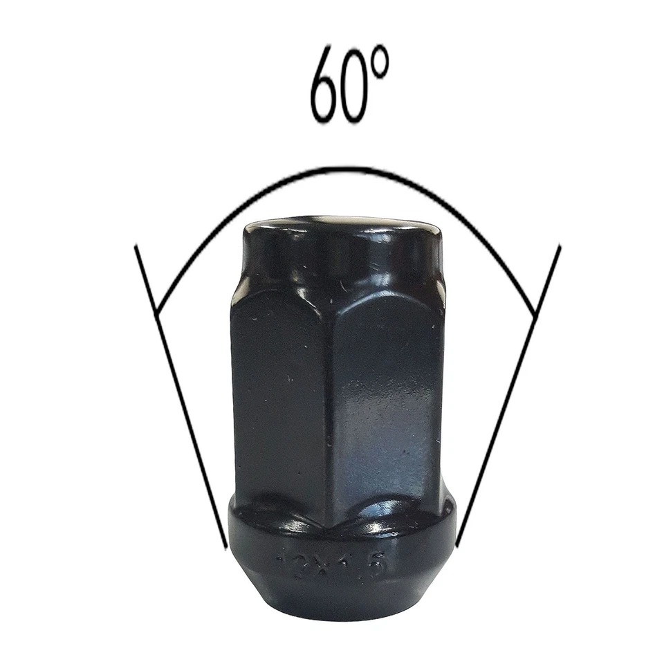 20 tuercas de rueda cerradas cónicas M12x1,5 para BMW 1500-2000 1600 GT cupé 2000-3. Foto 4 de 4