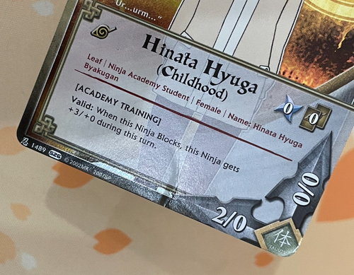 Naruto CCG, Hinata Hyuga (Childhood), 1489, MP, Foil - Picture 3 of 4