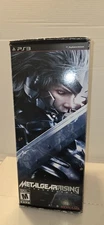 RARE Metal Gear Rising Revengeance PS3 Collector's Edition CIB w/ Plasma Light