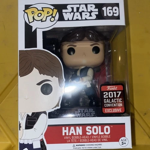 Funko Pop! Star Wars - Han Solo (Action Pose) -Hot Topic (Exclusive) #169 Mint!