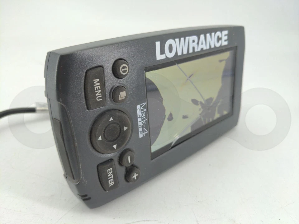 LOWRANCE MARK 4 CHIRP FISHFINDER BOAT RADAR NAVIGATION DISPLAY MONITOR HEAD UNIT - Image 2 of 4