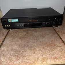 Sony SLV-N71 VCR 4 Head HiFi Stereo VHS Player/Recorder Tested No Remote Vintage