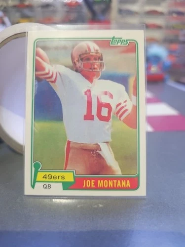 JOE MONTANA 2010 Anniversary Reprint 1981 Topps Rookie Card RC 49ers MVP HOF🔥