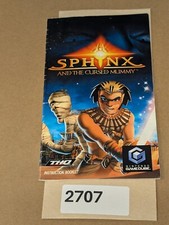 Sphinx and the Cursed Mummy - Gamecube - Manual Only  NO GAME 