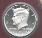 2010-S SILVER PROOF KENNEDY HALF