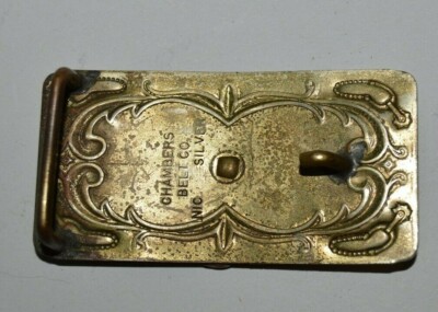 Vintage CHAMBERS Nickel Silver Golden Western Cowboy Horse  display picture 3