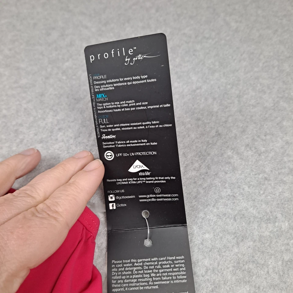 Купальник женский Gottex 10 розовый с оборками профиль цельный пляжный курорт 50+ УФ Ruch - Изображение 4 из 4