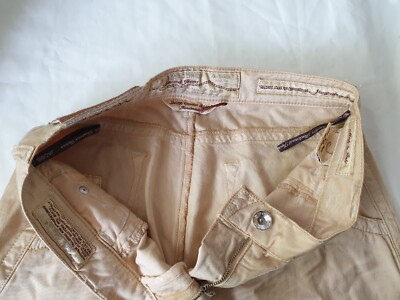 Jeans Jacob Cohen Damen Gr. 29 W29 Beige Gold Bundweite 78 cm Zustand TOP